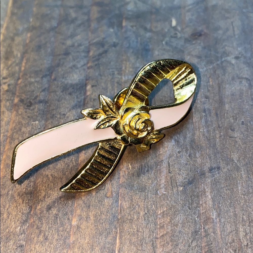 Vintage Avon Breast Cancer Awareness Lapel Pin Brooch - Picture 7 of 8
